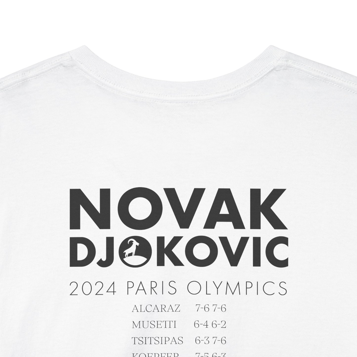 Djokovic 2024 Paris Olympics T Shirt - Poem Version