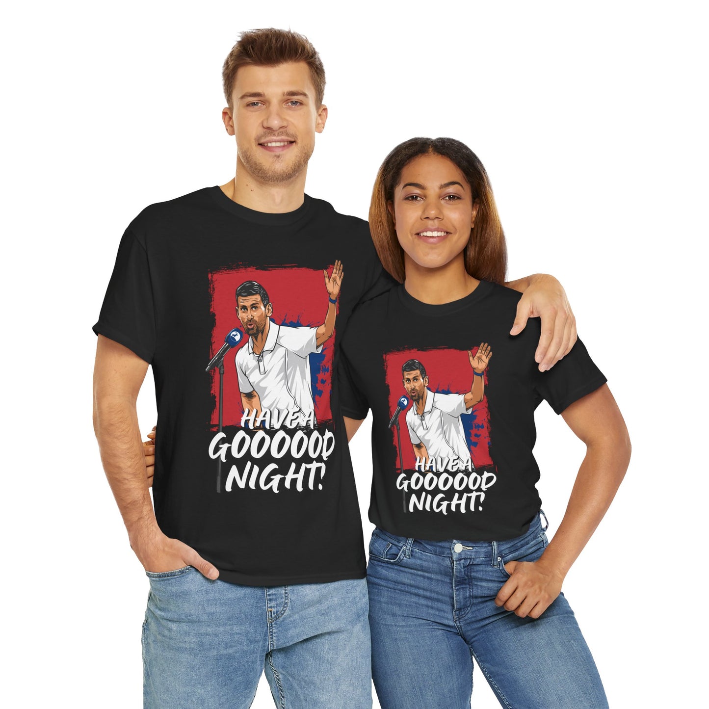 Novak Djokovic "Have a good night" T Shirt