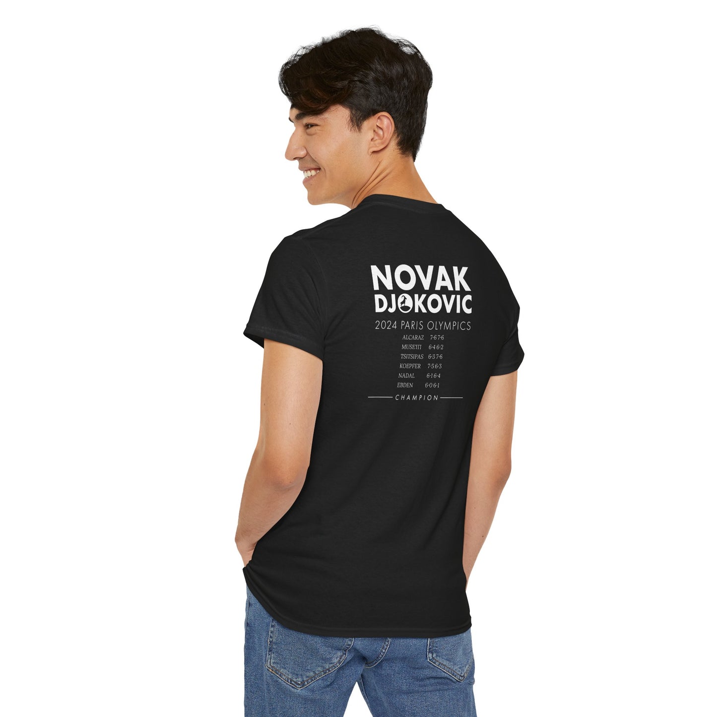 Djokovic 2024 Paris Olympics T Shirt - Poem Version