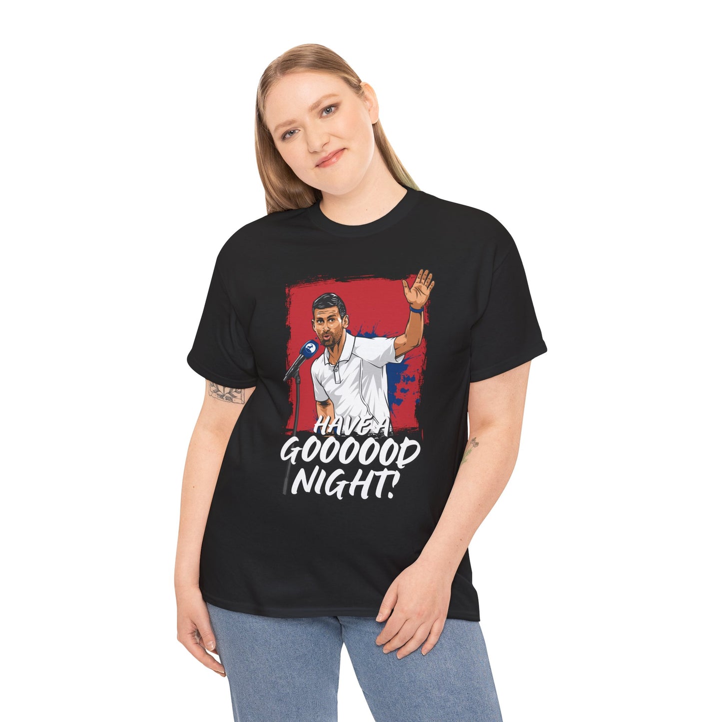 Novak Djokovic "Have a good night" T Shirt